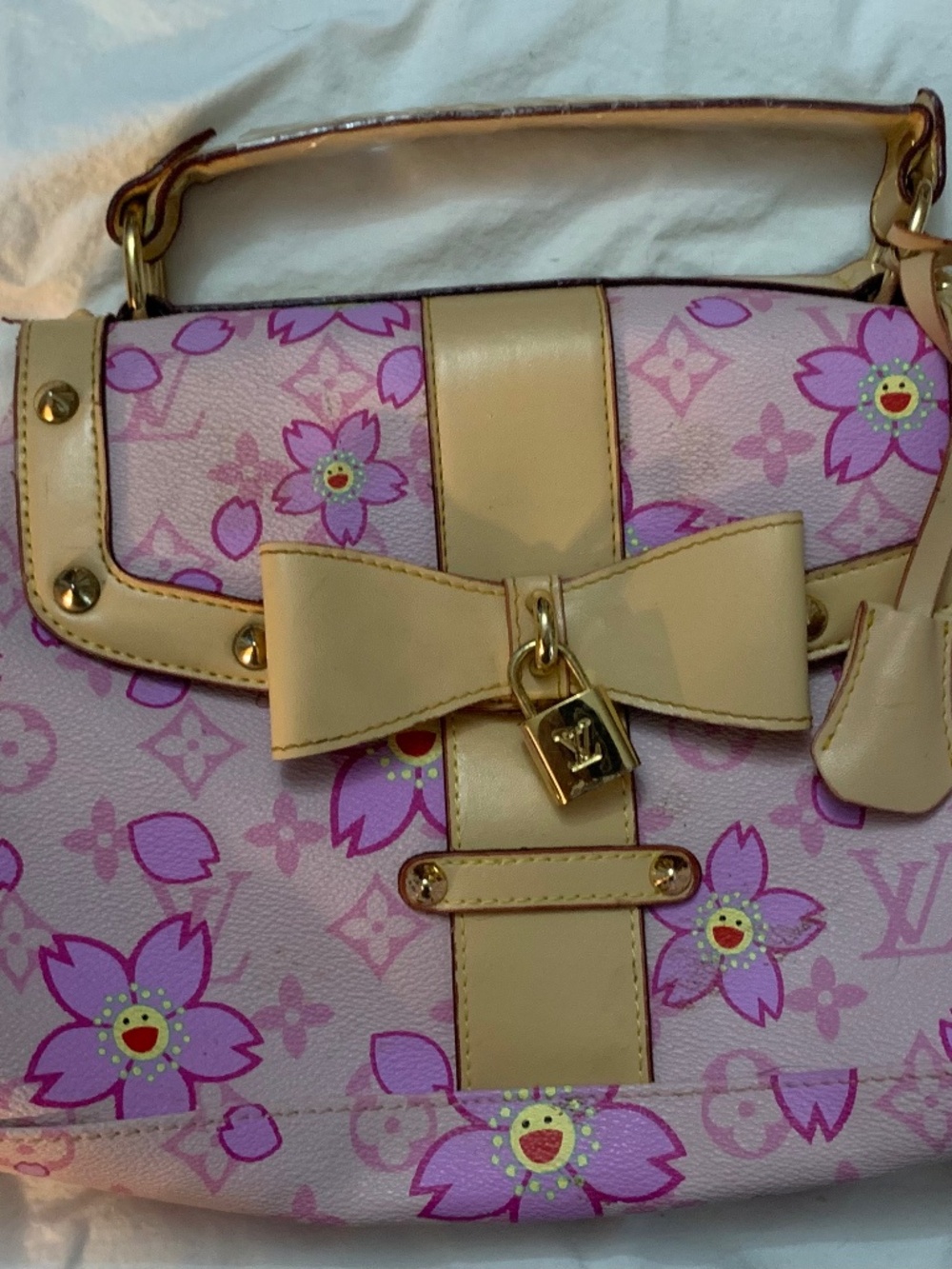Louis Vuitton, cherry blossom purse